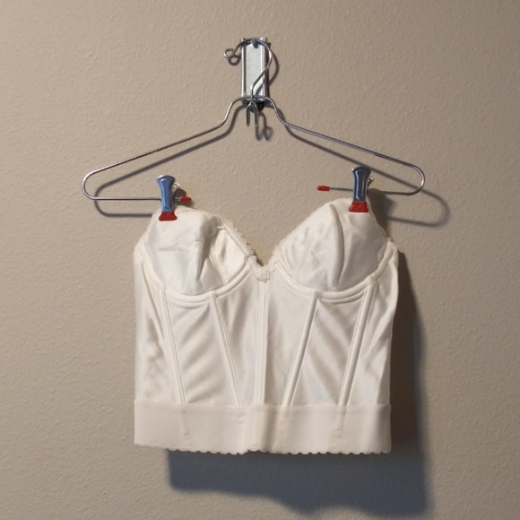 Vintage Other - ♻Vintage White Bustier Corset 36A Low Back